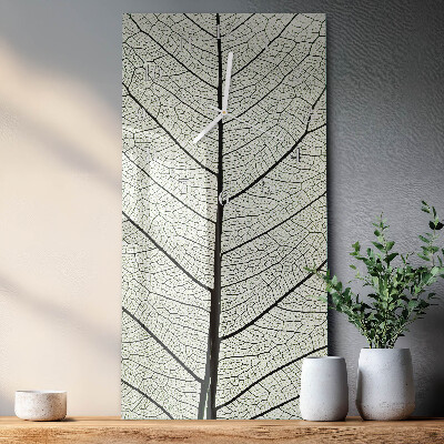 Reloj vertical Hoja