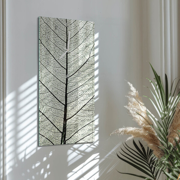 Reloj vertical Hoja