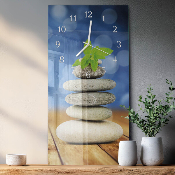 Reloj vertical Piedras