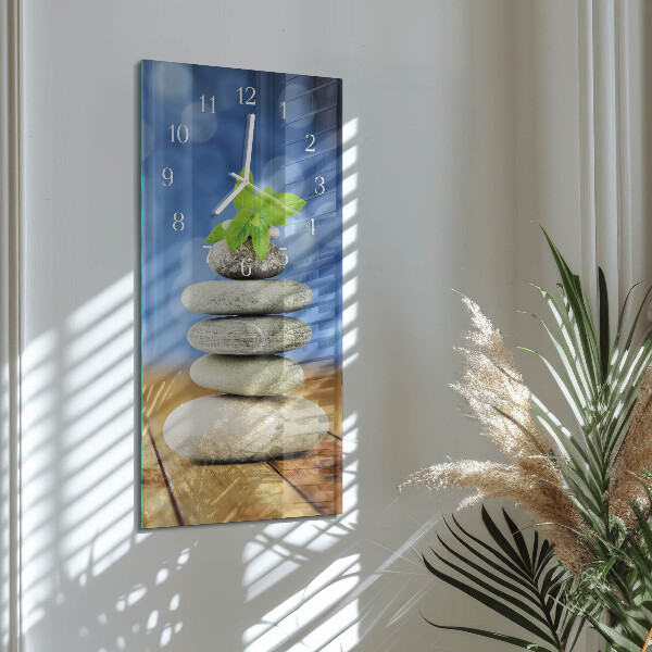 Reloj vertical Piedras