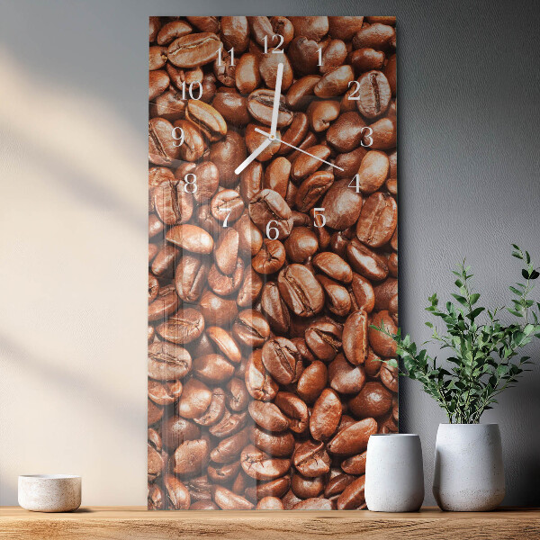 Reloj vertical Granos de café