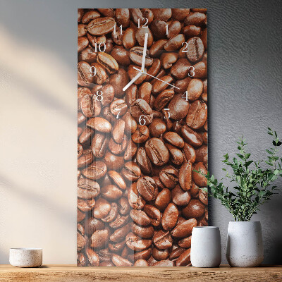 Reloj vertical Granos de café
