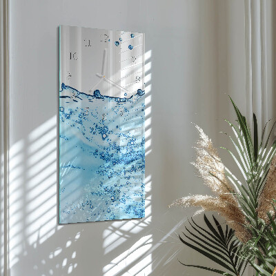 Reloj vertical Agua