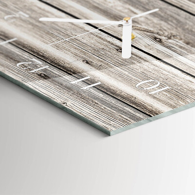 Reloj vertical listones de madera