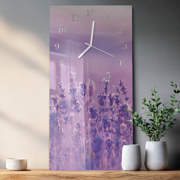 Reloj vertical Lavanda