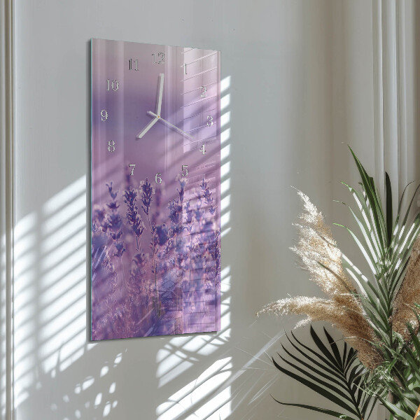 Reloj vertical Lavanda