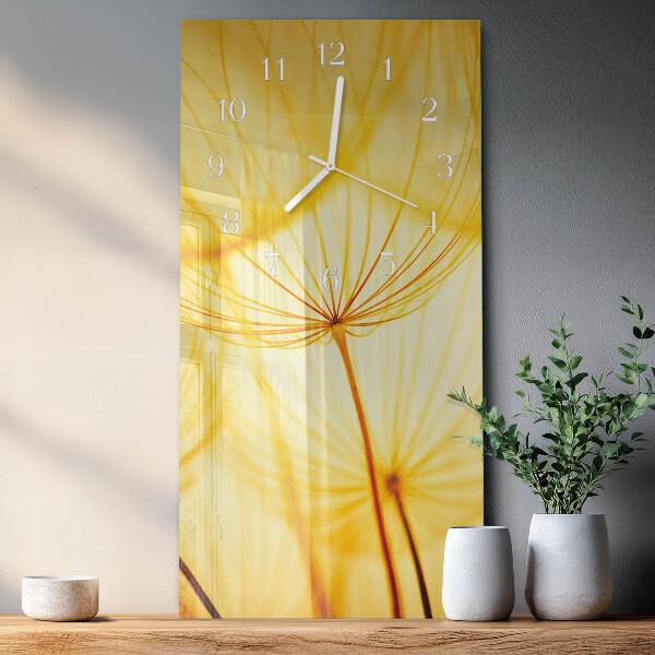 Reloj vertical Flor
