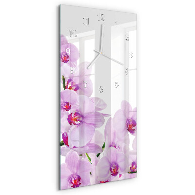 Reloj vertical Orquídeas