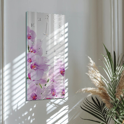 Reloj vertical Orquídeas