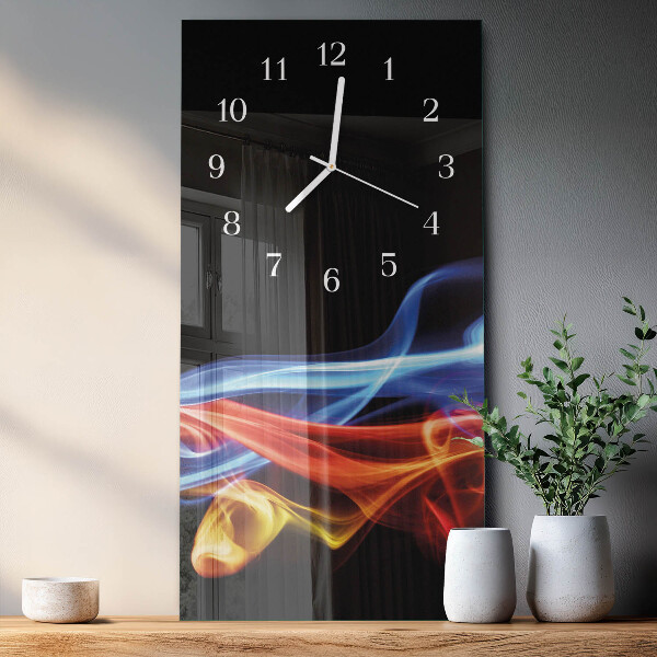 Reloj vertical Humo abstracto