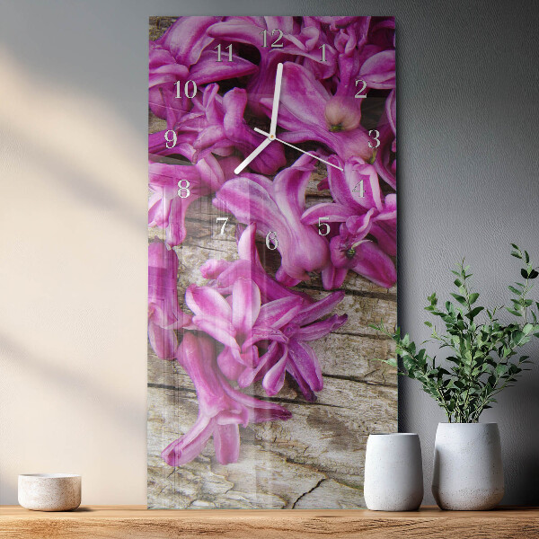 Reloj vertical Flores