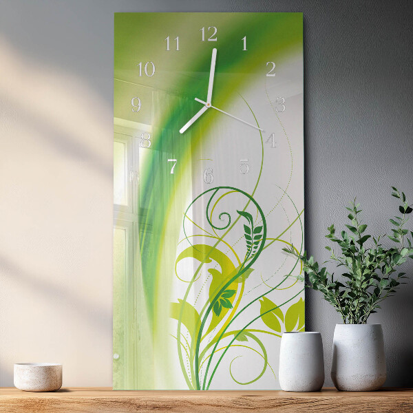 Reloj vertical Planta modelo