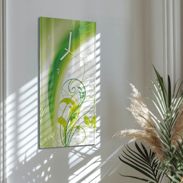 Reloj vertical Planta modelo