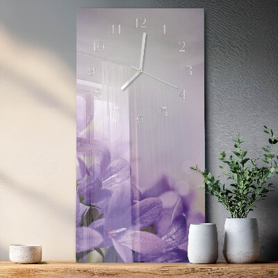 Reloj vertical Flor