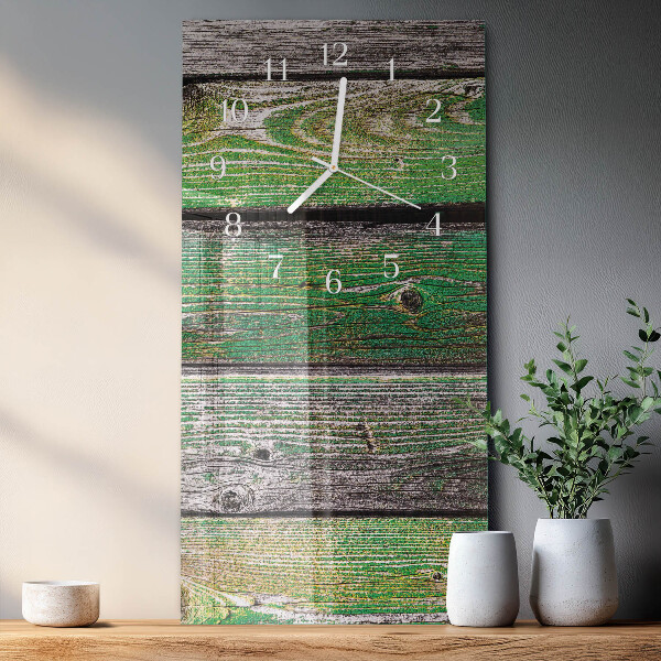 Reloj vertical Tablas de madera