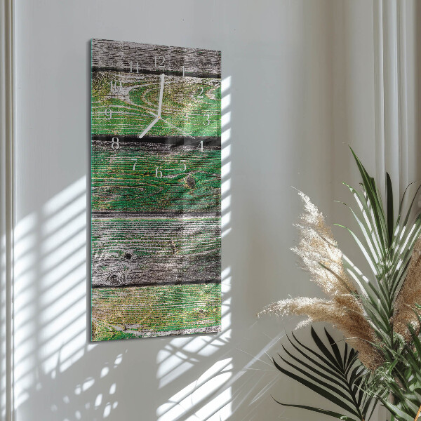 Reloj vertical Tablas de madera