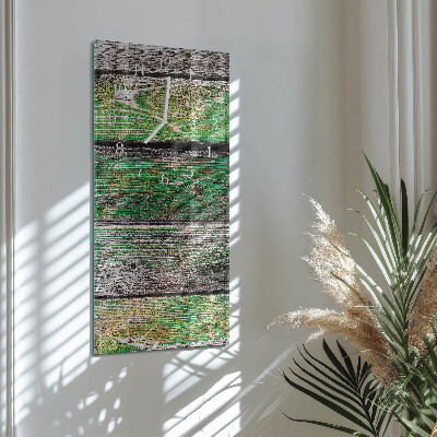 Reloj vertical Tablas de madera