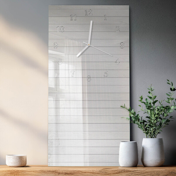 Reloj vertical rayas