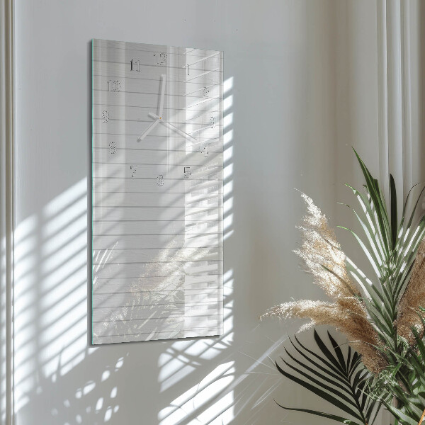 Reloj vertical rayas