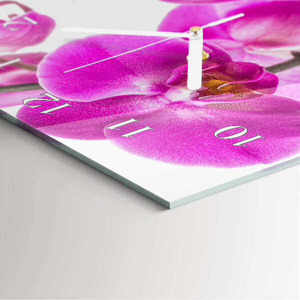 Reloj vertical Orquídeas