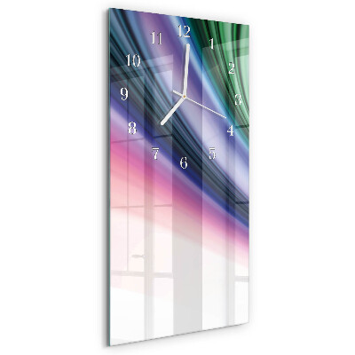 Reloj vertical Líneas abstractas