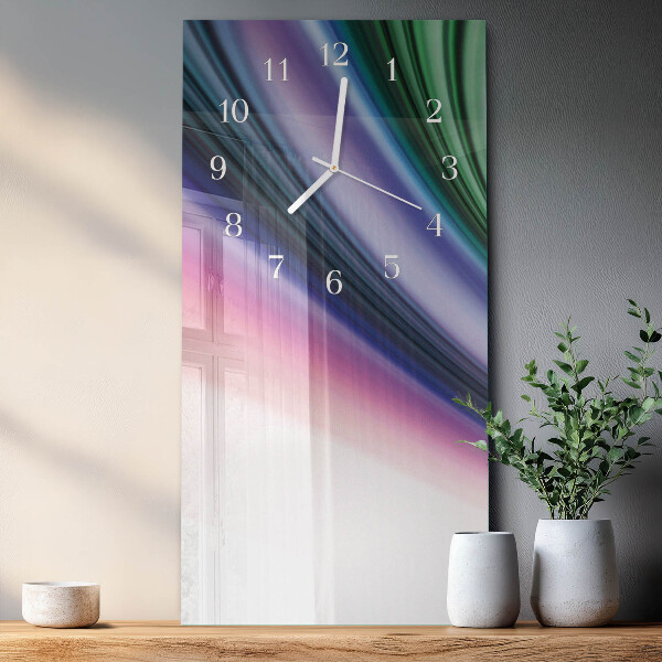 Reloj vertical Líneas abstractas