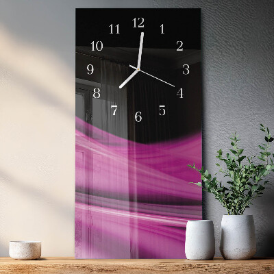 Reloj vertical Líneas abstractas