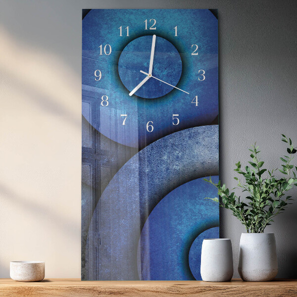 Reloj vertical El arte de los círculos