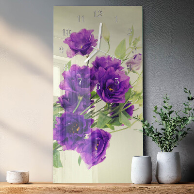Reloj vertical Flores
