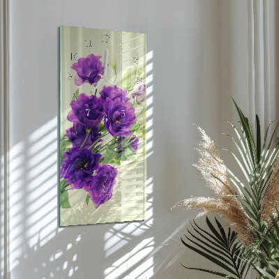 Reloj vertical Flores