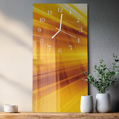Reloj vertical rayas