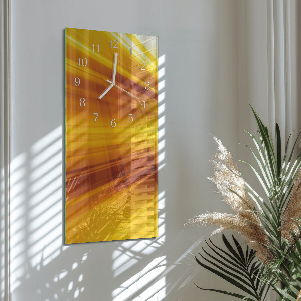 Reloj vertical rayas