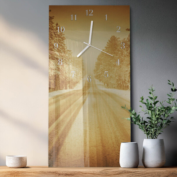 Reloj vertical Lejos