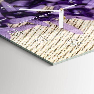 Reloj vertical Lavanda
