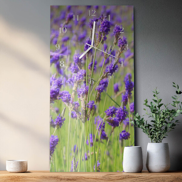 Reloj vertical Lavanda