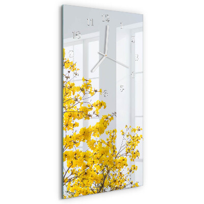 Reloj vertical Árbol en flor