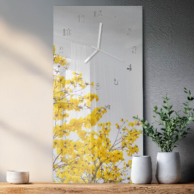 Reloj vertical Árbol en flor