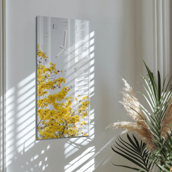 Reloj vertical Árbol en flor