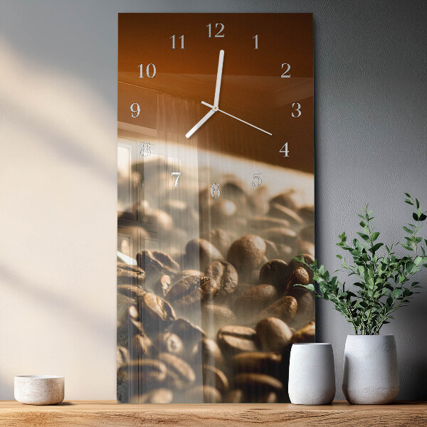 Reloj vertical Granos de café