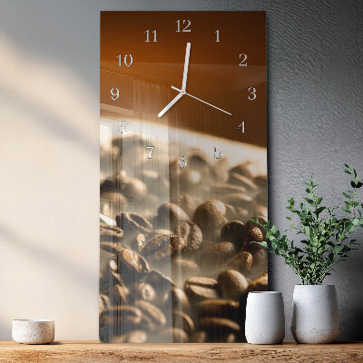 Reloj vertical Granos de café