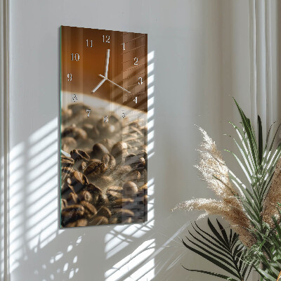 Reloj vertical Granos de café