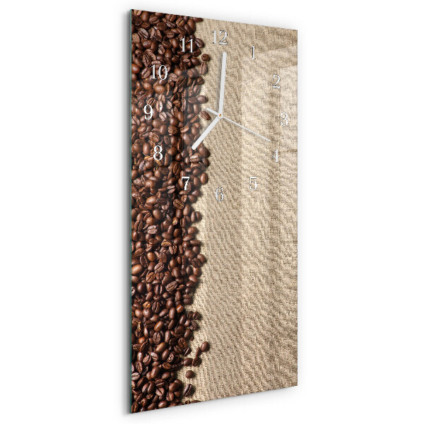 Reloj vertical Granos de café