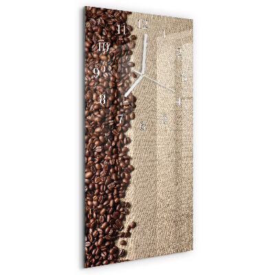 Reloj vertical Granos de café