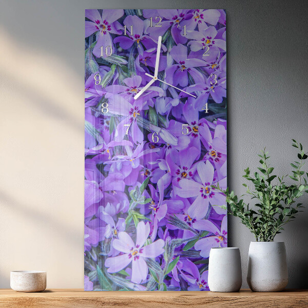 Reloj vertical Flores