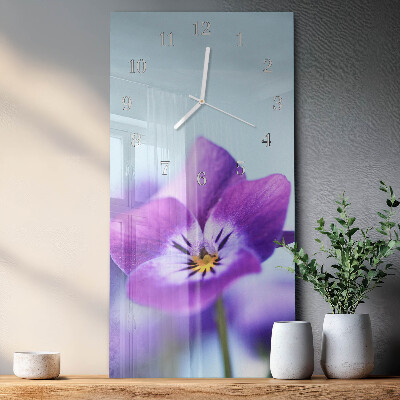 Reloj vertical Flor