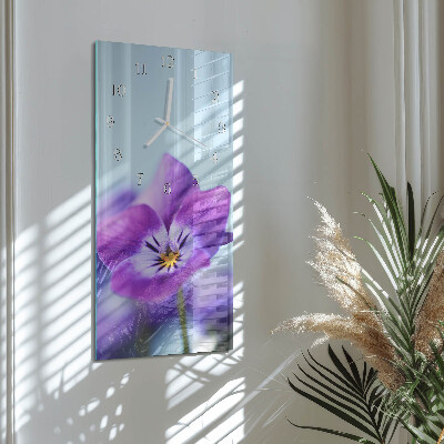 Reloj vertical Flor