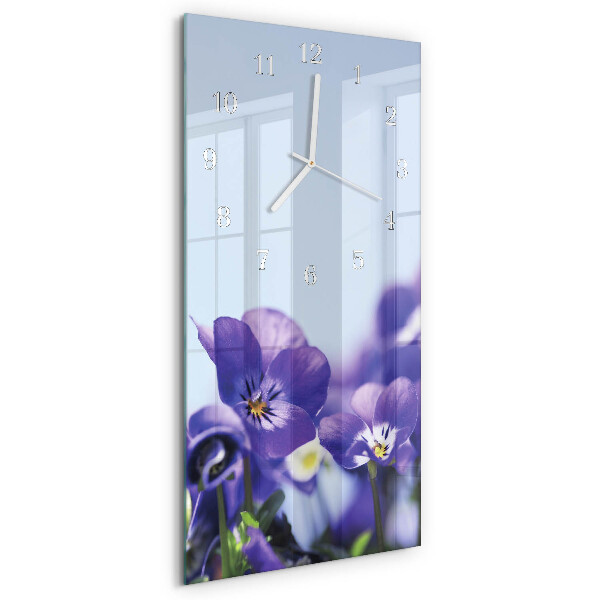 Reloj vertical Flores