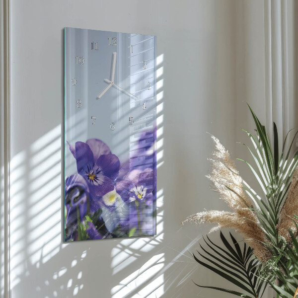 Reloj vertical Flores