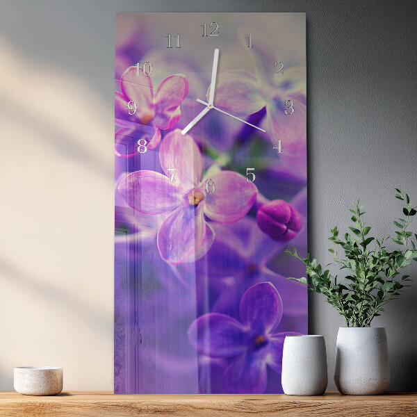 Reloj vertical Flores