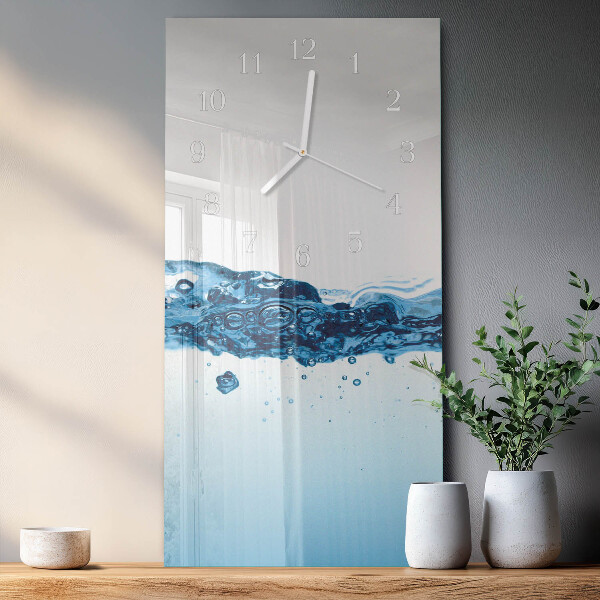 Reloj vertical Agua